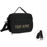 Custom Black Light Khaki Lunch Bag