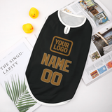 Custom Black Khaki Pet Vest