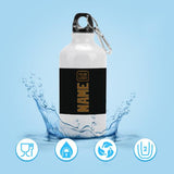 Custom Black Khaki Sports Bottle