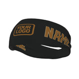 Custom Black Khaki Sports headband