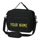 Custom Black Light Yellow Lunch Bag