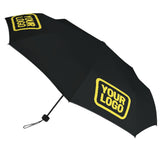 Custom Black Light Yellow Automatic Umbrella