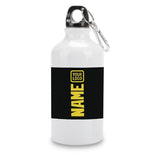 Custom Black Light Yellow Sports Bottle