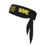 Custom Black Light Yellow Headband