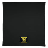 Custom Black Light Yellow Square Table Cloth