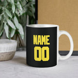 Custom Black Light Yellow Mug