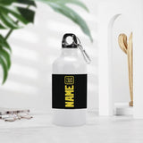 Custom Black Light Yellow Sports Bottle