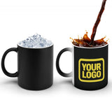 Custom Black Light Yellow Magic Mug