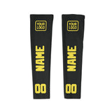 Custom Black Light Yellow Arm Sleeve