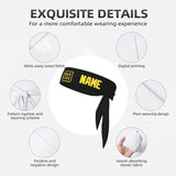 Custom Black Light Yellow Headband