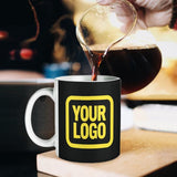 Custom Black Light Yellow Mug