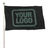 Custom Black Blue Green Flag