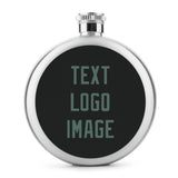 Custom Black Blue Green Hip Flask