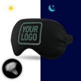 Custom Black Blue Green Sleep Mask