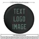 Custom Black Blue Green Truck Tires