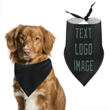 Custom Black Blue Green Pet Scarf