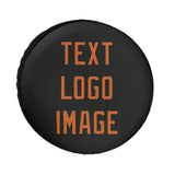 Custom Black Orange Truck Tires