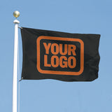 Custom Black Orange Flag