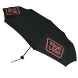 Custom Black Copper Rose Automatic Umbrella