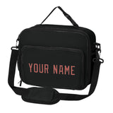 Custom Black Copper Rose Lunch Bag