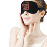 Custom Black Copper Rose Sleep Mask
