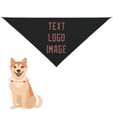 Custom Black Copper Rose Pet Scarf