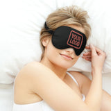 Custom Black Copper Rose Sleep Mask