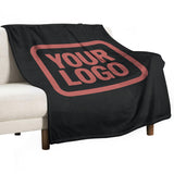 Custom Black Copper Rose Blanket
