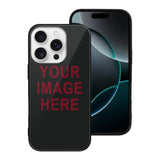 Custom Black Crimson Red Phone Case