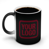 Custom Black Crimson Red Magic Mug