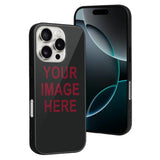 Custom Black Crimson Red Phone Case