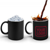 Custom Black Crimson Red Magic Mug