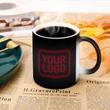 Custom Black Crimson Red Magic Mug