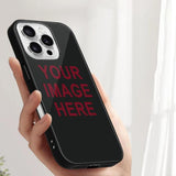 Custom Black Crimson Red Phone Case