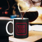 Custom Black Crimson Red Mug