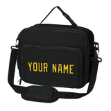 Custom Black Gold Lunch Bag