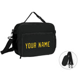 Custom Black Gold Lunch Bag
