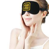 Custom Black Gold Sleep Mask