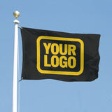 Custom Black Gold Flag