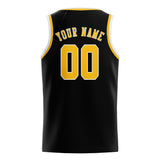 Custom Black & Gold Colors Design Sports Basketball Jersey