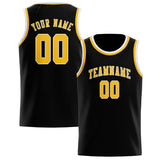 Custom Black & Gold Colors Design Sports Basketball Jersey