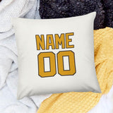 Custom White Yellow Pillowcase
