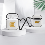 Custom White Yellow AirPods Case