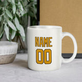 Custom White Yellow Mug