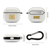 Custom White Yellow AirPods Case (3rd Generation)