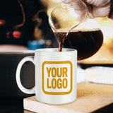 Custom White Yellow Mug