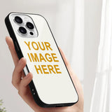 Custom White Yellow Phone Case