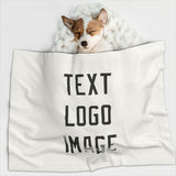 Custom White Olive Pet Blanket