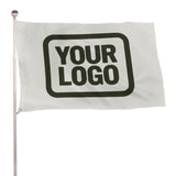 Custom White Olive Flag