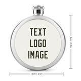 Custom White Olive Hip Flask